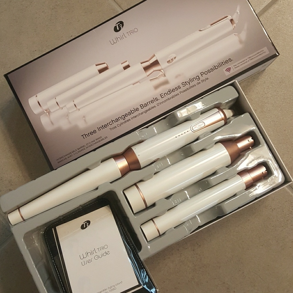T3 whirl trio curling iron